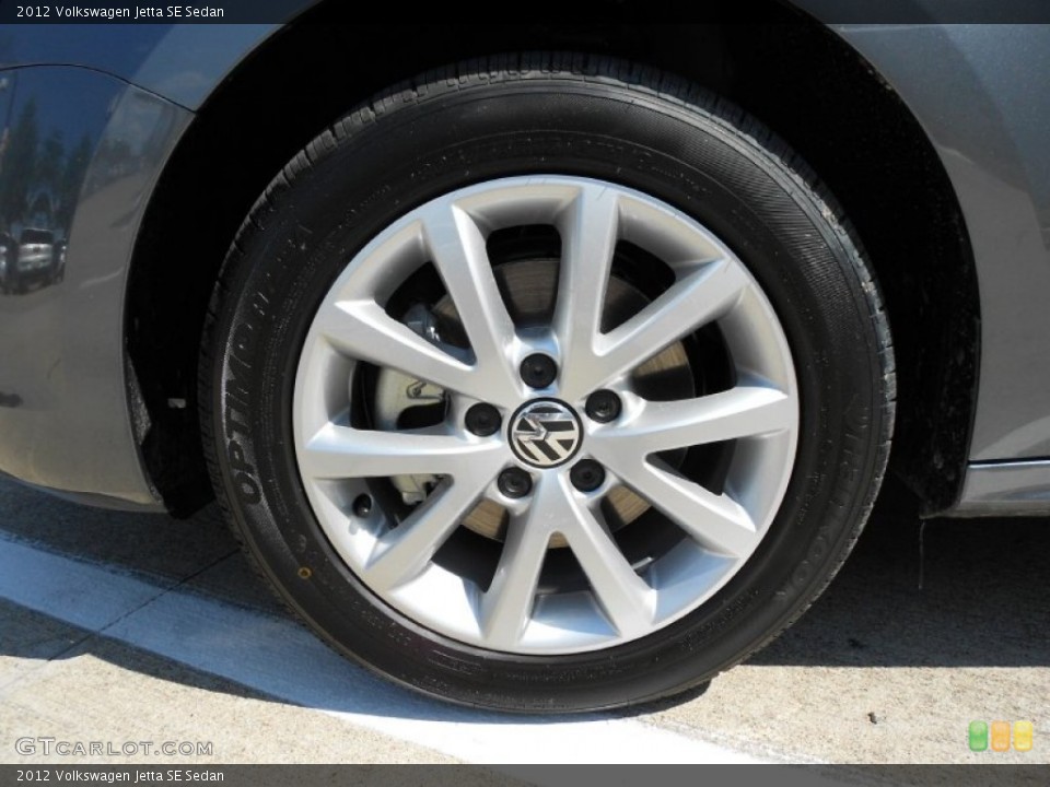 2012 Volkswagen Jetta SE Sedan Wheel and Tire Photo #52519623