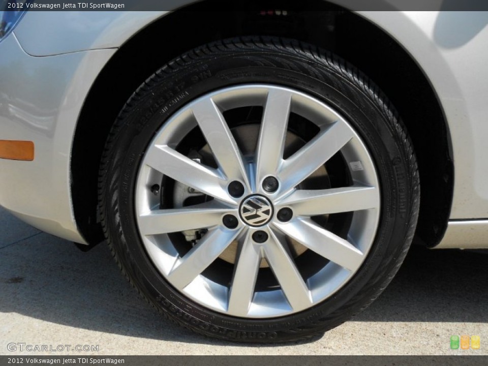 2012 Volkswagen Jetta TDI SportWagen Wheel and Tire Photo #52520337