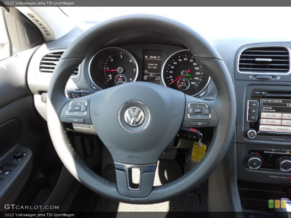 2012 Volkswagen Jetta TDI SportWagen Wheel and Tire Photo #52520793