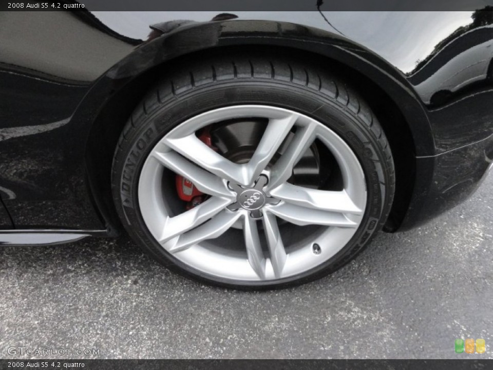 2008 Audi S5 4.2 quattro Wheel and Tire Photo #52520880