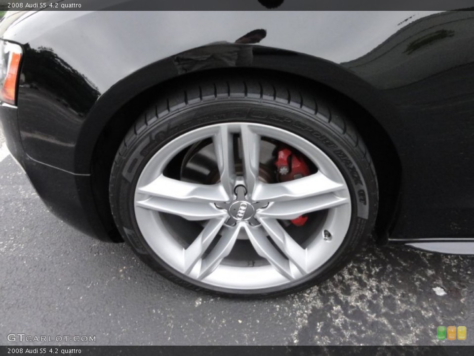 2008 Audi S5 4.2 quattro Wheel and Tire Photo #52520937