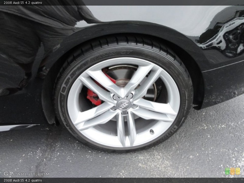 2008 Audi S5 4.2 quattro Wheel and Tire Photo #52520952