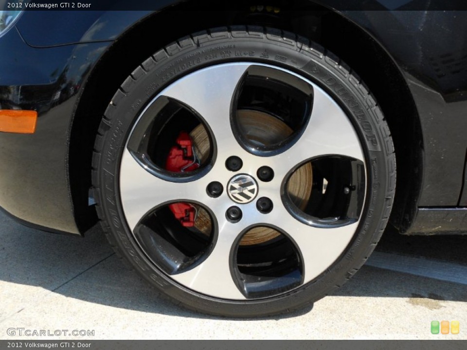 2012 Volkswagen GTI 2 Door Wheel and Tire Photo #52521054