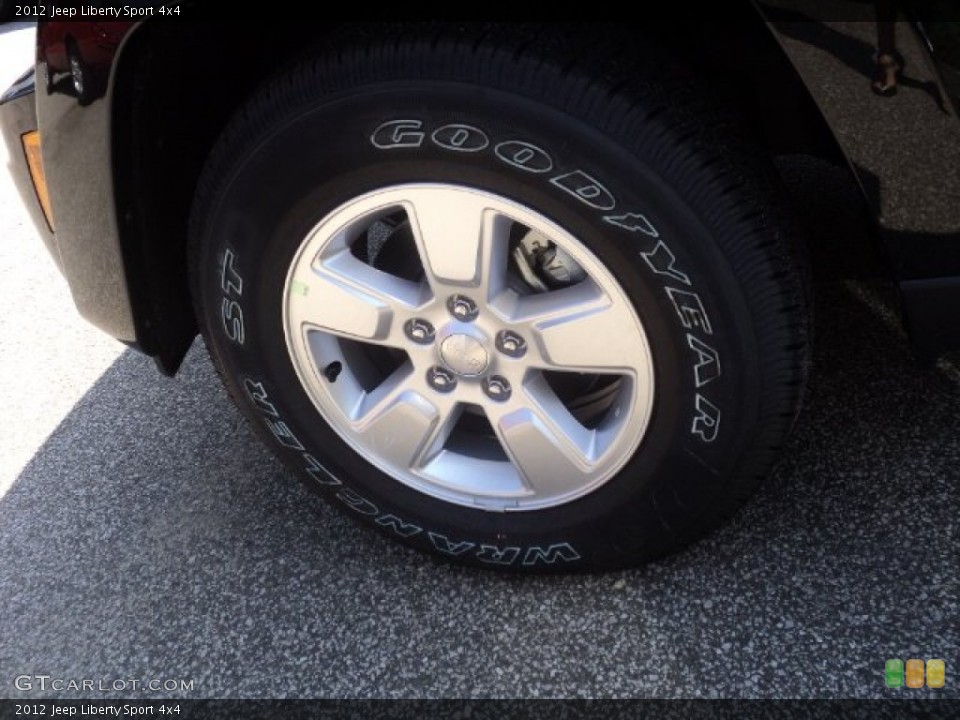 2012 Jeep Liberty Sport 4x4 Wheel and Tire Photo #52523322