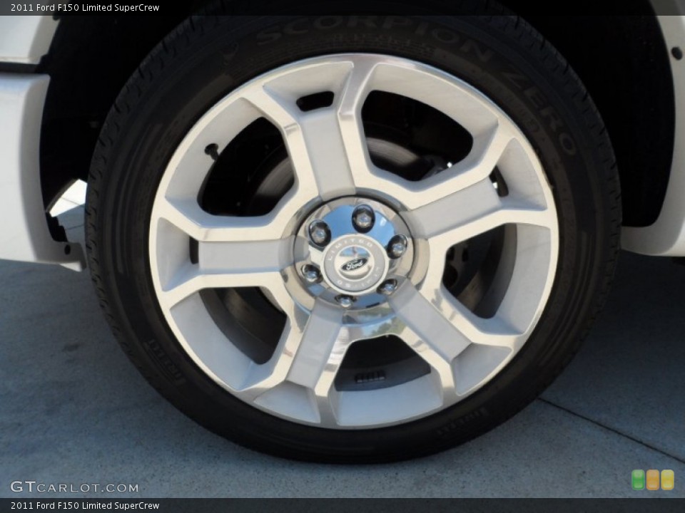 2011 Ford F150 Limited SuperCrew Wheel and Tire Photo #52523745