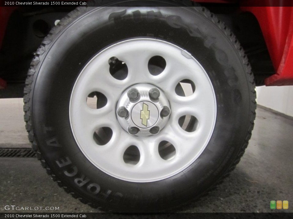 2010 Chevrolet Silverado 1500 Extended Cab Wheel and Tire Photo #52529412