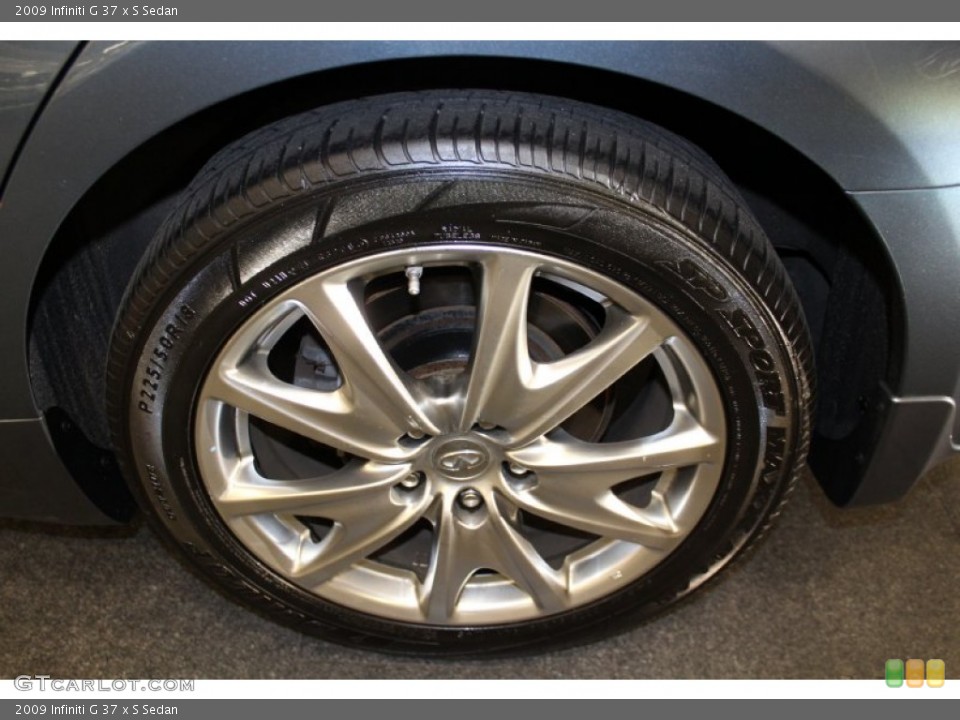 2009 Infiniti G 37 x S Sedan Wheel and Tire Photo #52532046
