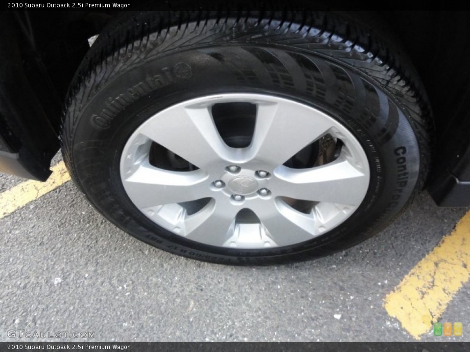 2010 Subaru Outback 2.5i Premium Wagon Wheel and Tire Photo #52533336