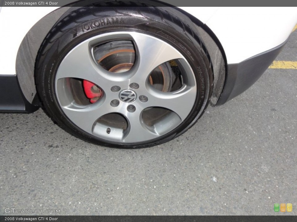2008 Volkswagen GTI 4 Door Wheel and Tire Photo #52537494