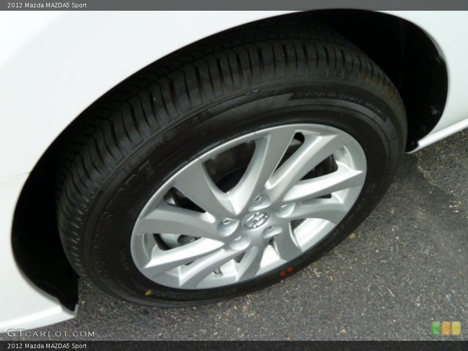 2012 Mazda MAZDA5 Sport Wheel and Tire Photo #52537530