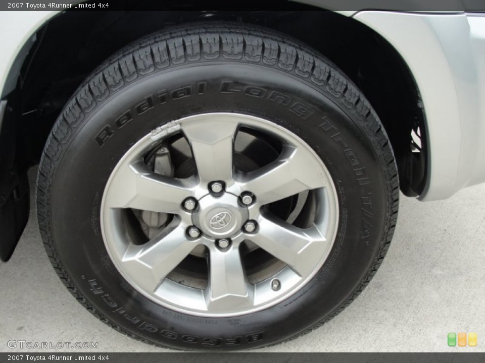 2007 Toyota 4Runner Limited 4x4 Wheel and Tire Photo #52538763