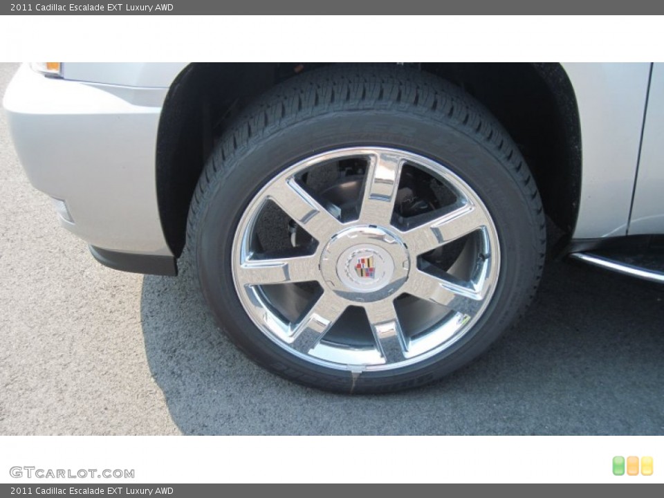 2011 Cadillac Escalade EXT Luxury AWD Wheel and Tire Photo #52540212