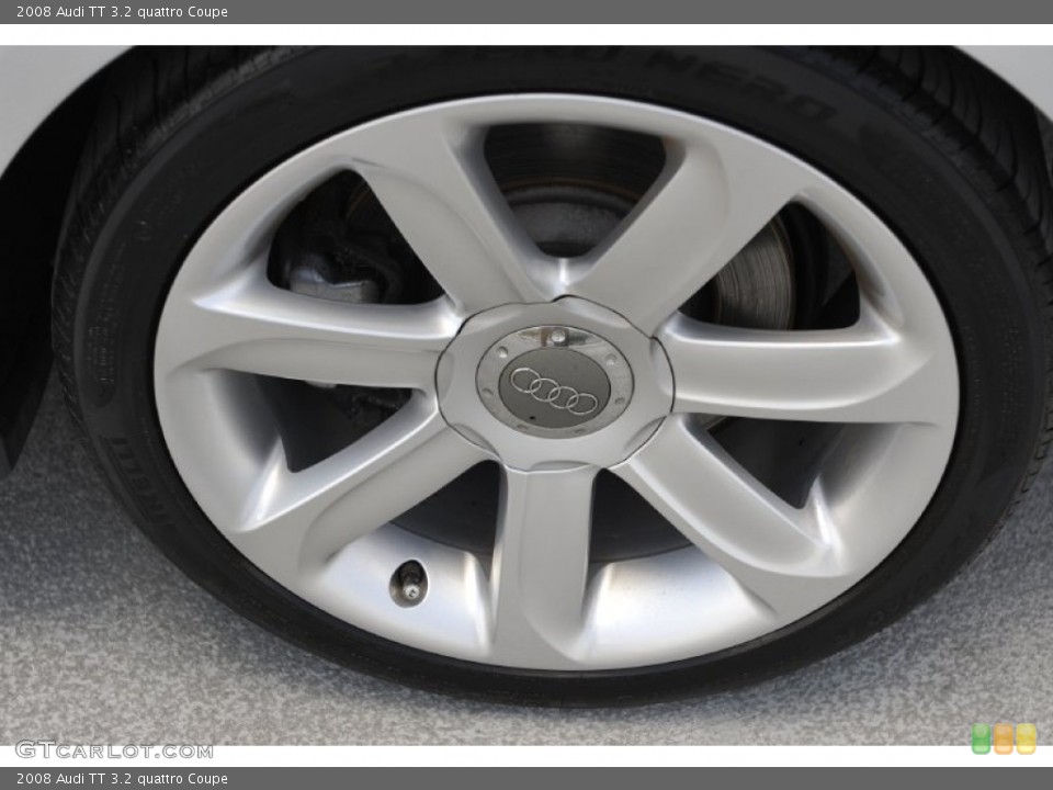 2008 Audi TT 3.2 quattro Coupe Wheel and Tire Photo #52540260