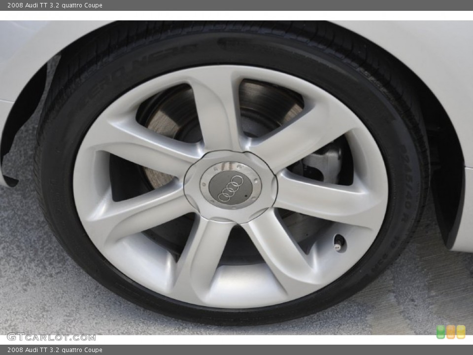 2008 Audi TT 3.2 quattro Coupe Wheel and Tire Photo #52540296