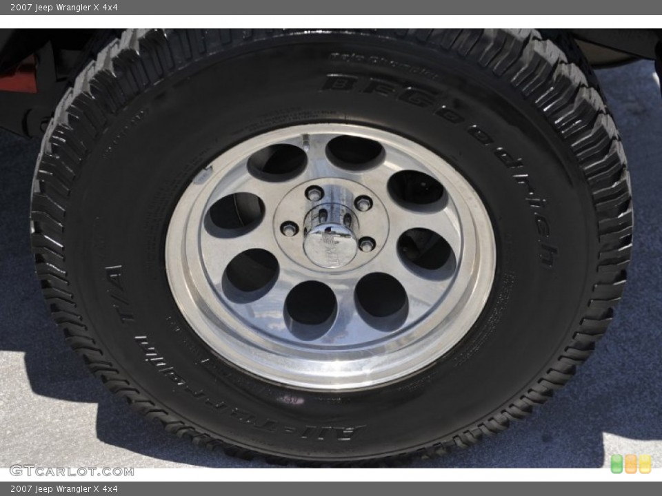 2007 Jeep Wrangler Custom Wheel and Tire Photo #52543434