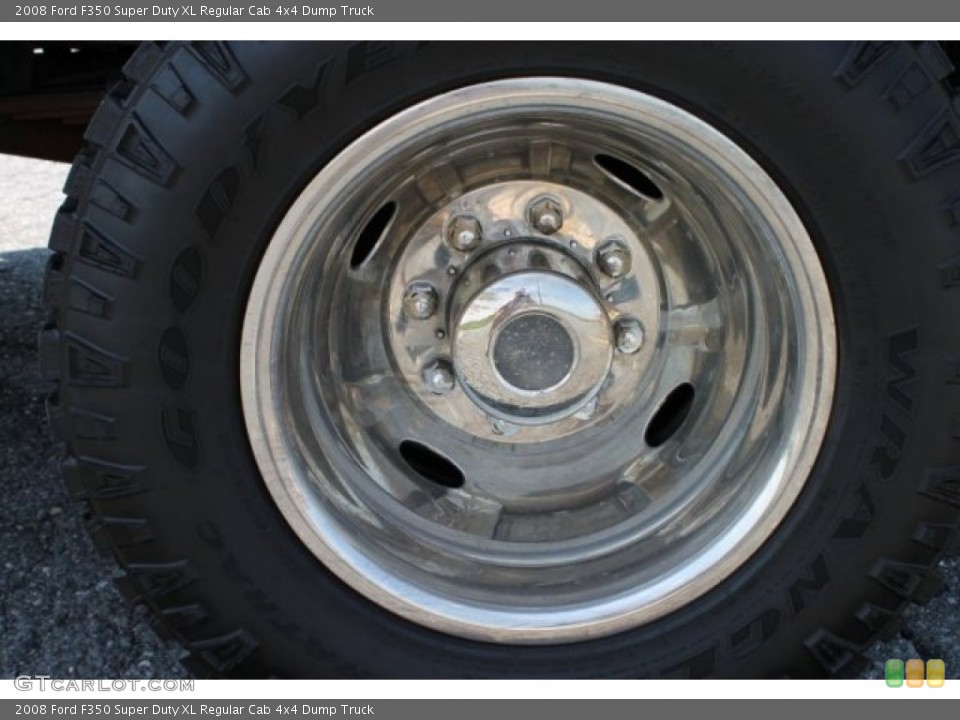 2008 Ford F350 Super Duty XL Regular Cab 4x4 Dump Truck Wheel and Tire Photo #52556606
