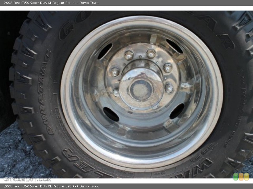 2008 Ford F350 Super Duty XL Regular Cab 4x4 Dump Truck Wheel and Tire Photo #52556621