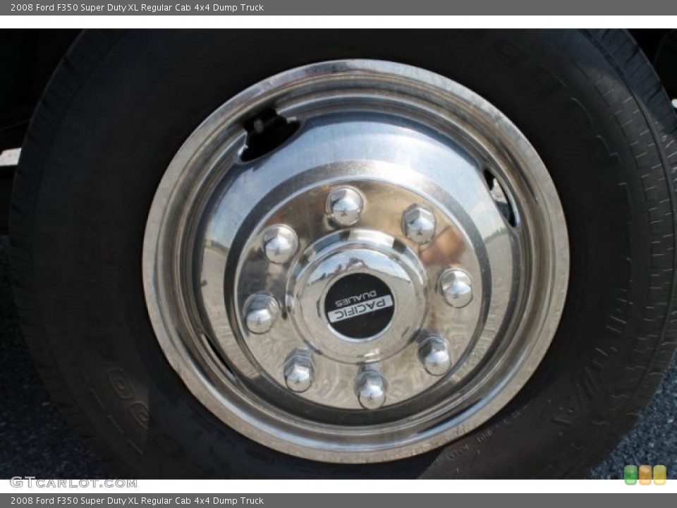 2008 Ford F350 Super Duty XL Regular Cab 4x4 Dump Truck Wheel and Tire Photo #52556647
