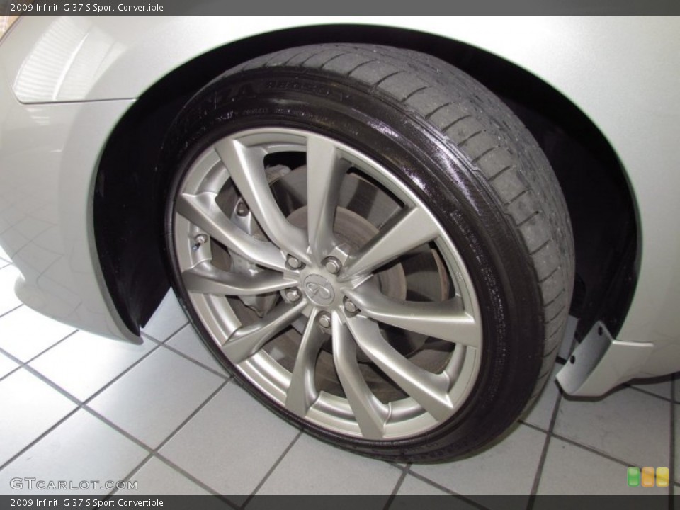 2009 Infiniti G 37 S Sport Convertible Wheel and Tire Photo #52564154