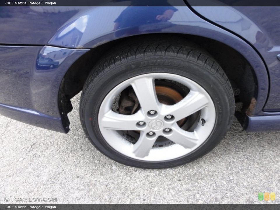 2003 Mazda Protege 5 Wagon Wheel and Tire Photo #52564505