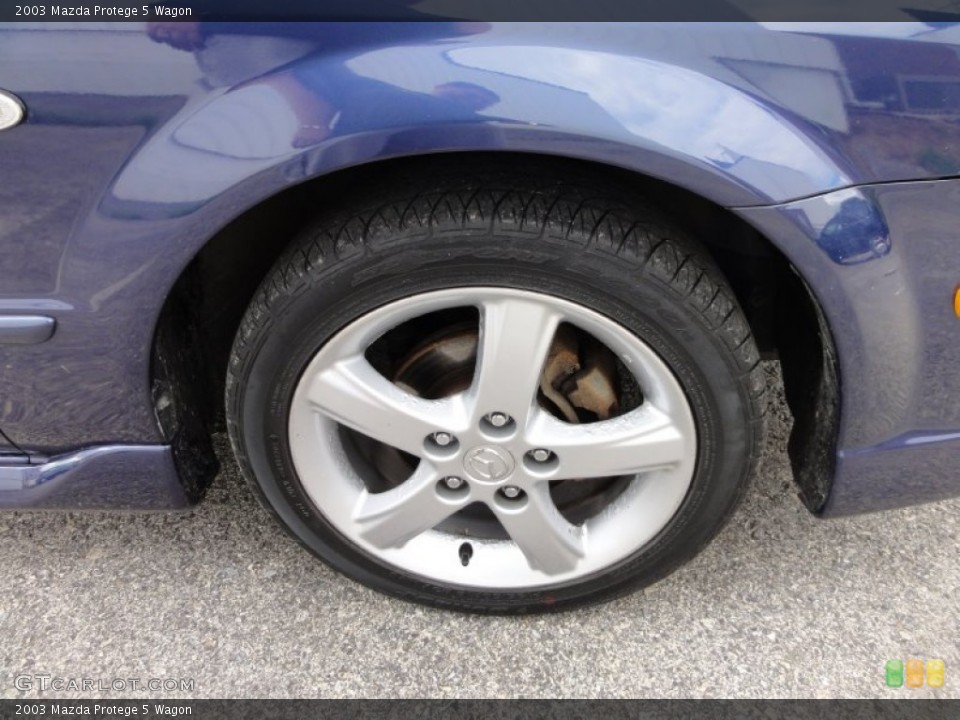 2003 Mazda Protege 5 Wagon Wheel and Tire Photo #52564523