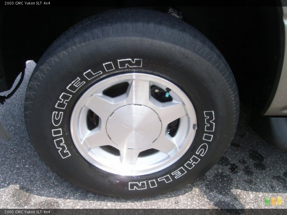 2003 GMC Yukon SLT 4x4 Wheel and Tire Photo #52566911