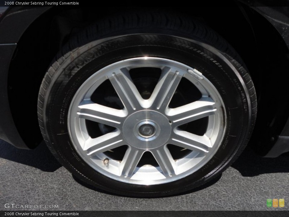 2008 Chrysler Sebring Touring Convertible Wheel and Tire Photo #52572324