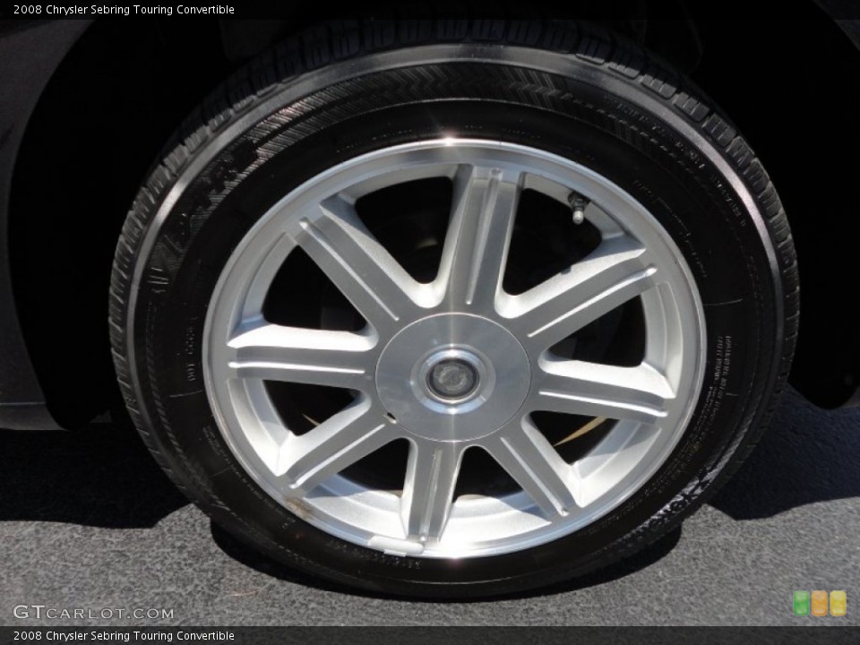 2008 Chrysler Sebring Touring Convertible Wheel and Tire Photo #52572338