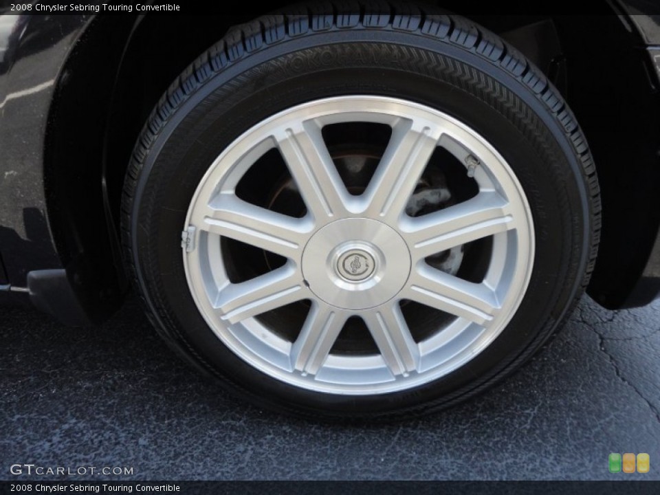 2008 Chrysler Sebring Touring Convertible Wheel and Tire Photo #52572368