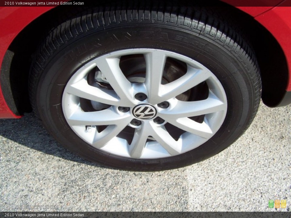 2010 Volkswagen Jetta Limited Edition Sedan Wheel and Tire Photo #52579142