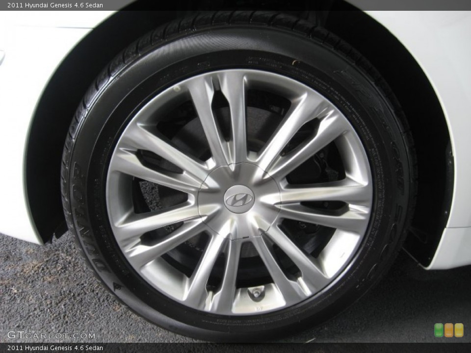 2011 Hyundai Genesis 4.6 Sedan Wheel and Tire Photo #52585244