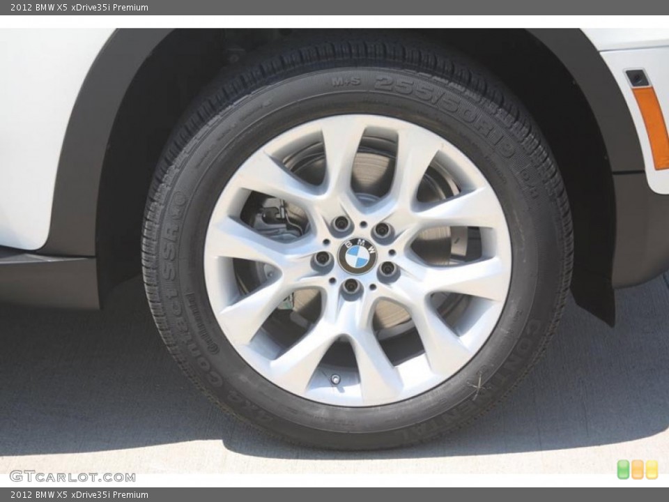 2012 BMW X5 xDrive35i Premium Wheel and Tire Photo #52586501