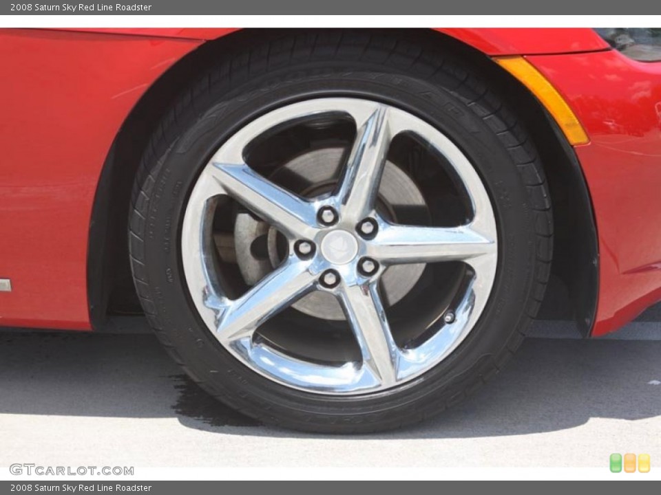 2008 Saturn Sky Red Line Roadster Wheel and Tire Photo #52588532