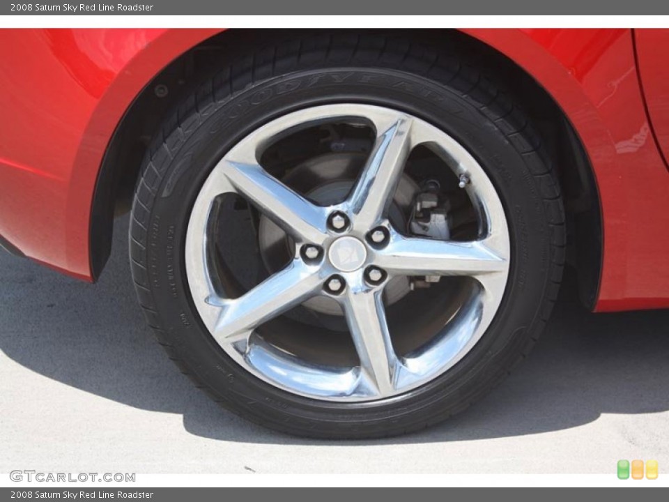 2008 Saturn Sky Red Line Roadster Wheel and Tire Photo #52588547