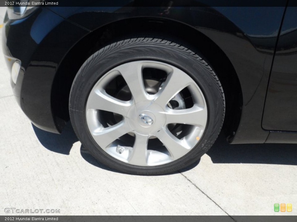 2012 Hyundai Elantra Limited Wheel and Tire Photo #52589723