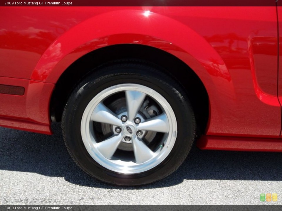 2009 Ford Mustang GT Premium Coupe Wheel and Tire Photo #52590800