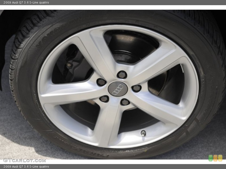 2009 Audi Q7 3.6 S-Line quattro Wheel and Tire Photo #52594412