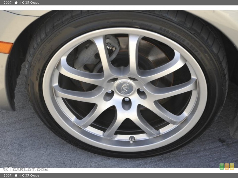 2007 Infiniti G 35 Coupe Wheel and Tire Photo #52595789