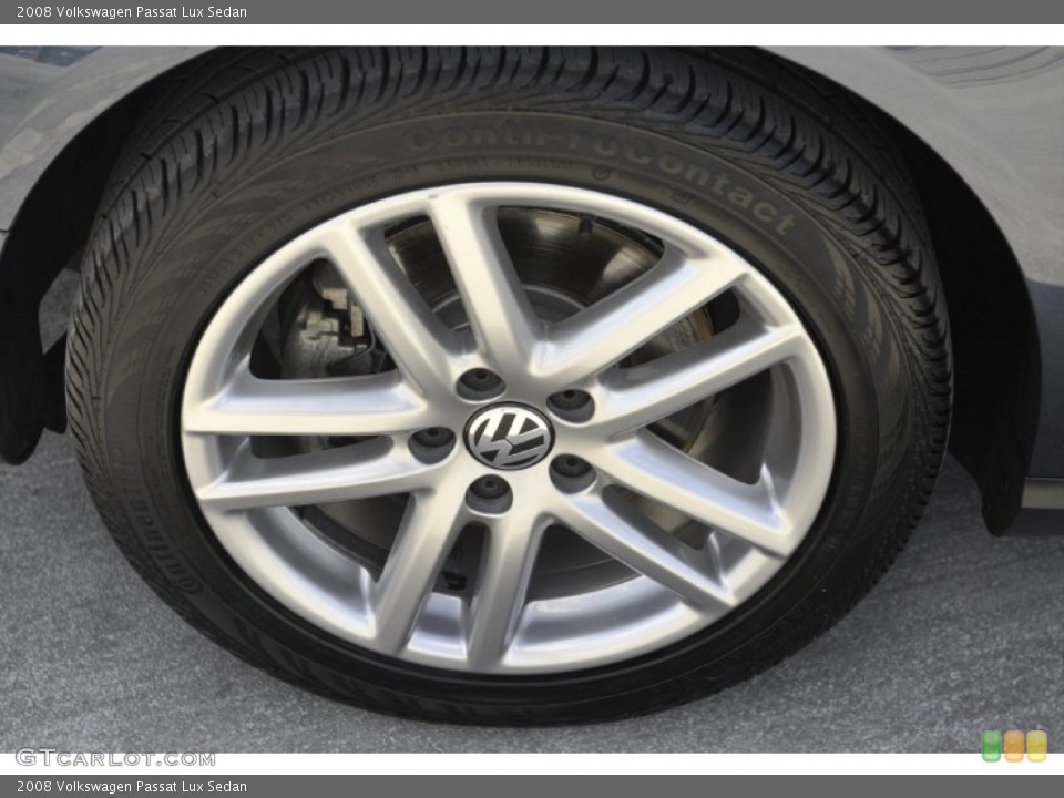 2008 Volkswagen Passat Lux Sedan Wheel and Tire Photo #52596386