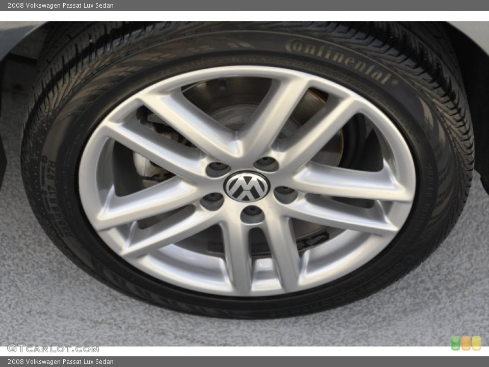 2008 Volkswagen Passat Lux Sedan Wheel and Tire Photo #52596389