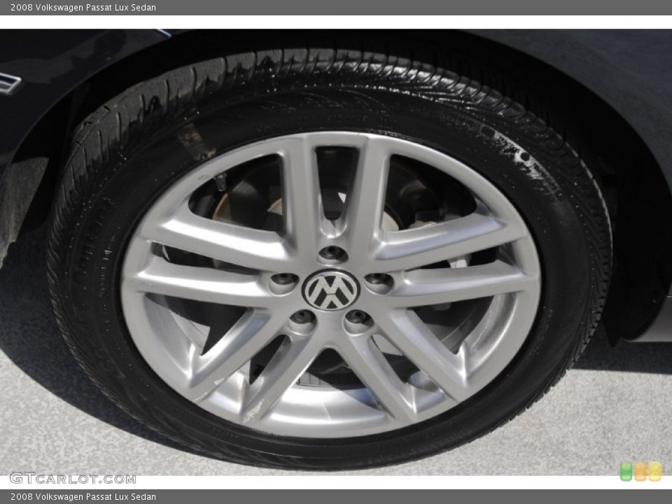 2008 Volkswagen Passat Lux Sedan Wheel and Tire Photo #52596398