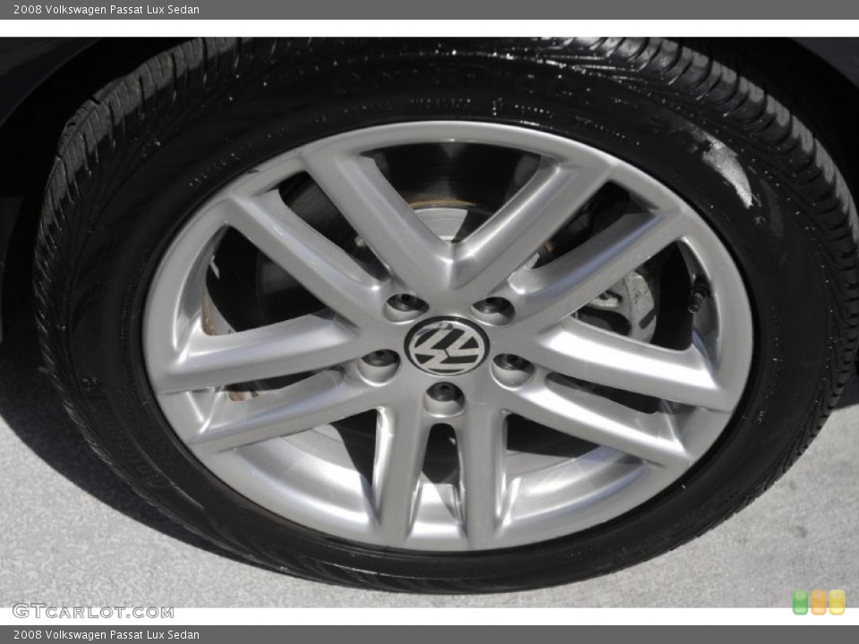 2008 Volkswagen Passat Lux Sedan Wheel and Tire Photo #52596404