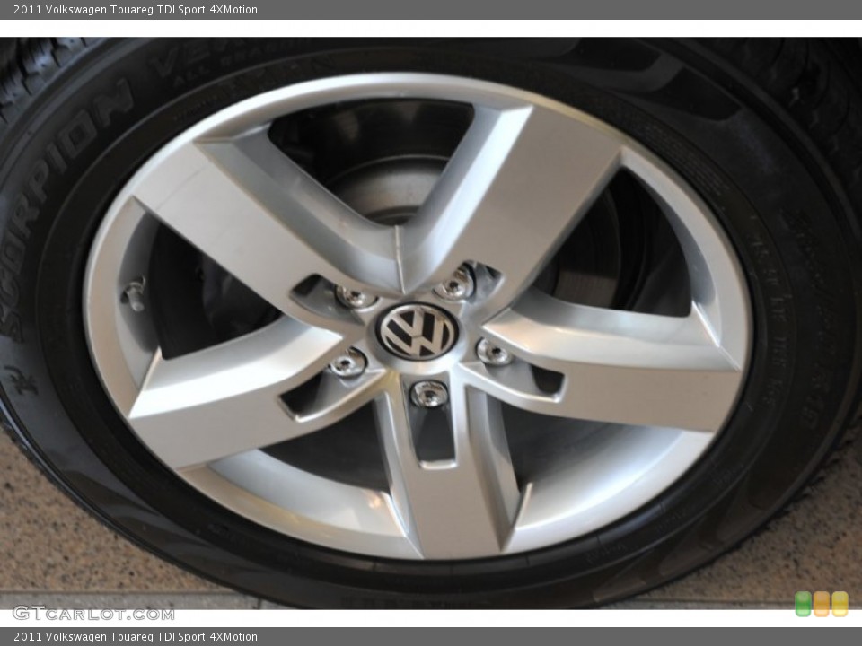 2011 Volkswagen Touareg TDI Sport 4XMotion Wheel and Tire Photo #52597241