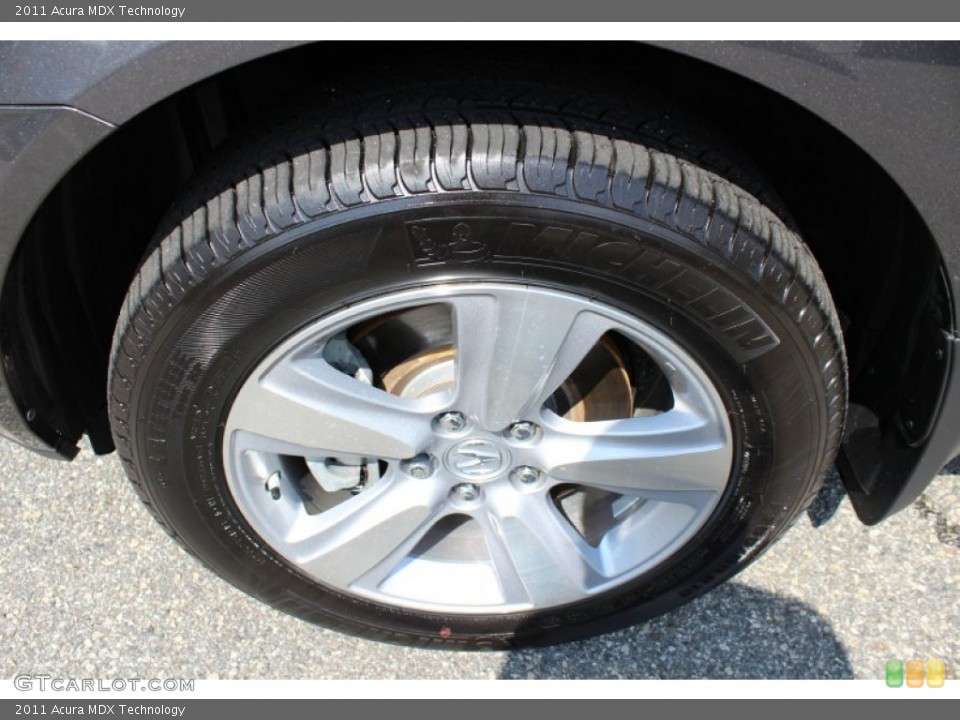 2011 Acura MDX Technology Wheel and Tire Photo #52602599