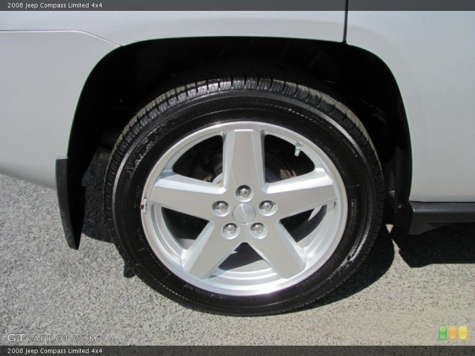 2008 Jeep Compass Limited 4x4 Wheel and Tire Photo #52618349