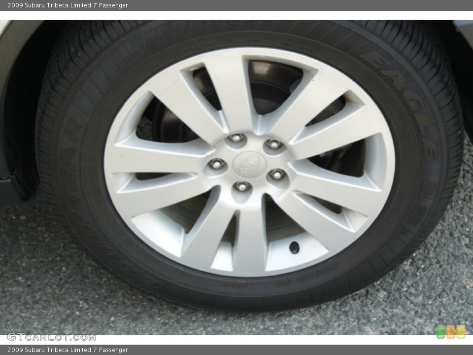 2009 Subaru Tribeca Limited 7 Passenger Wheel and Tire Photo #52622993