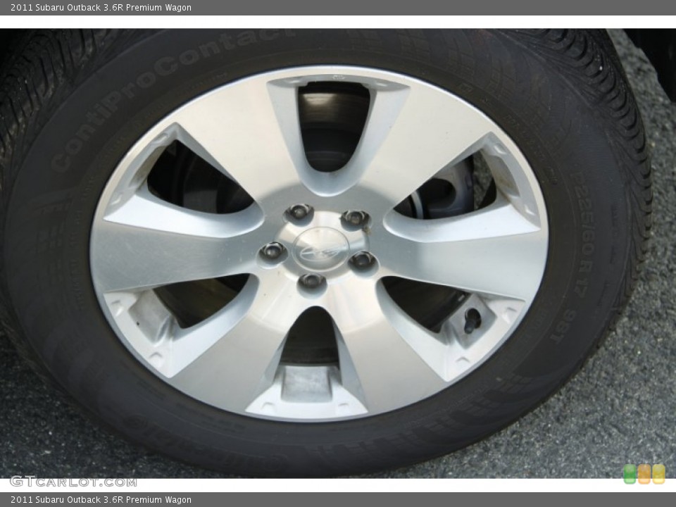 2011 Subaru Outback 3.6R Premium Wagon Wheel and Tire Photo #52625744