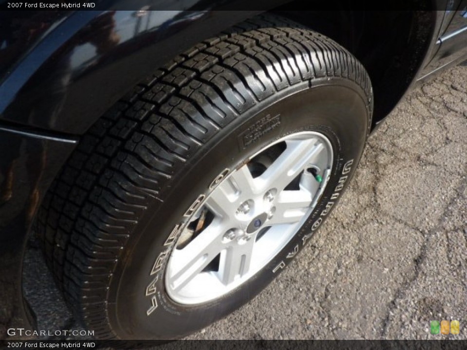 2007 Ford Escape Hybrid 4WD Wheel and Tire Photo #52626056