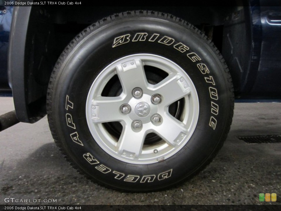 2006 Dodge Dakota SLT TRX4 Club Cab 4x4 Wheel and Tire Photo #52630625
