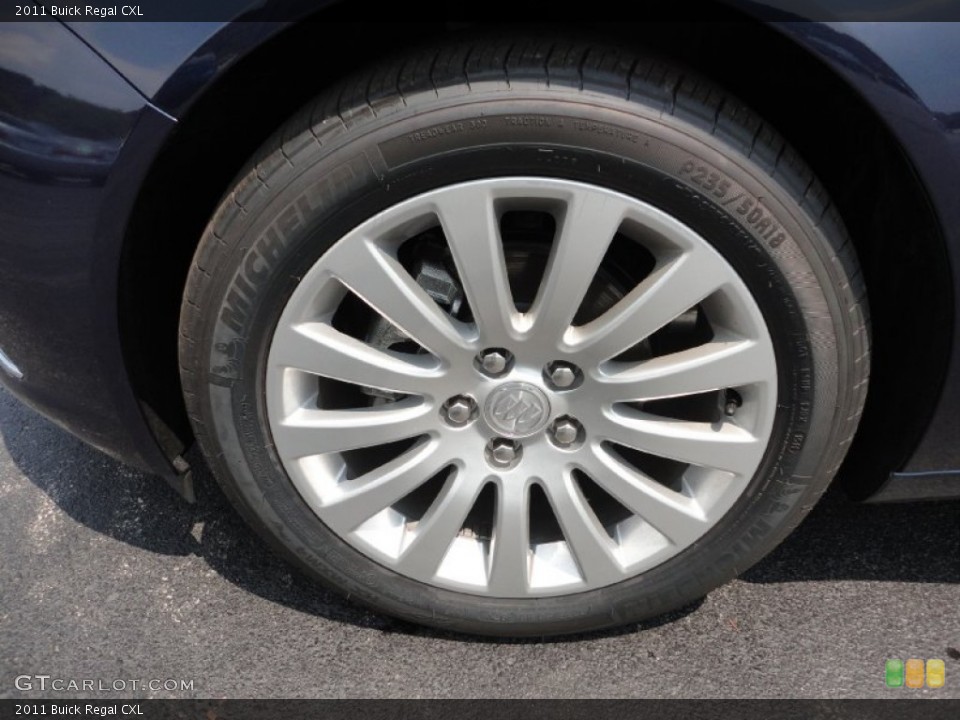 2011 Buick Regal CXL Wheel and Tire Photo #52631972
